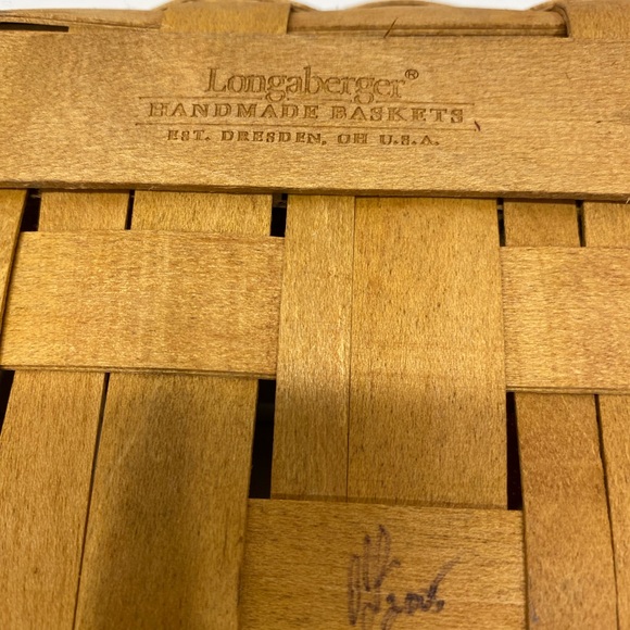 2005 Longaberger Christmas Collection Silver Bells Basket...